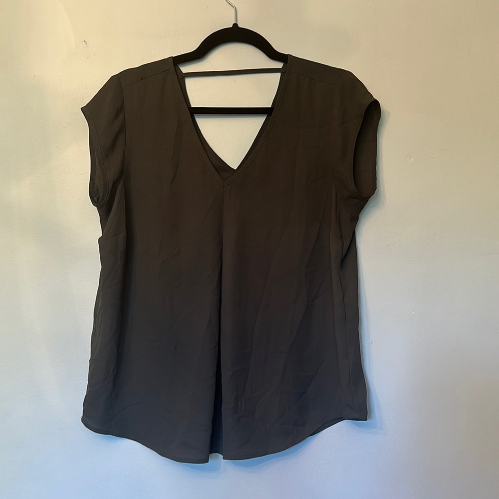 Halogen Blouse Green Size Medium